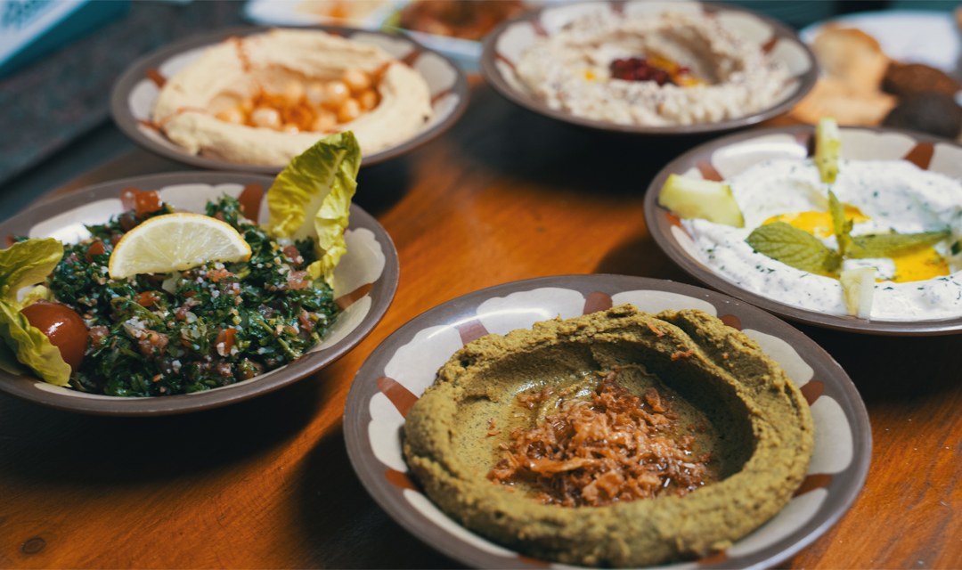 Sélection de mezzés froids